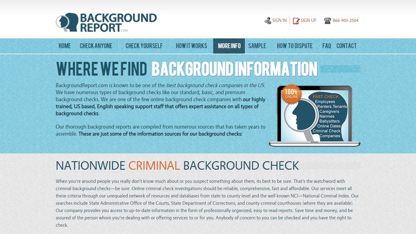 Real Online Criminal Background Check, Most Thorough